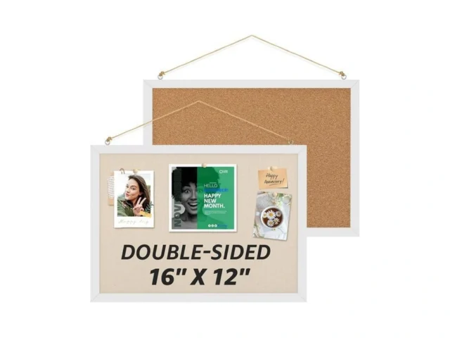 Maxgear 2 Pack Double-sided Cork Linen Boards 16 X… Code