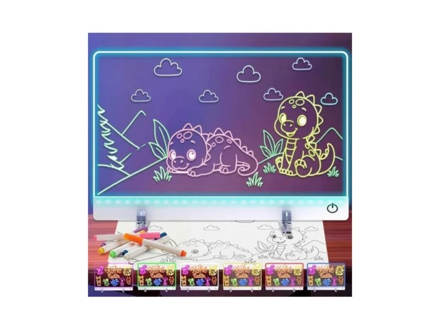 16 8-inch Led Drawing Board For Kids Rechargeable… Code
