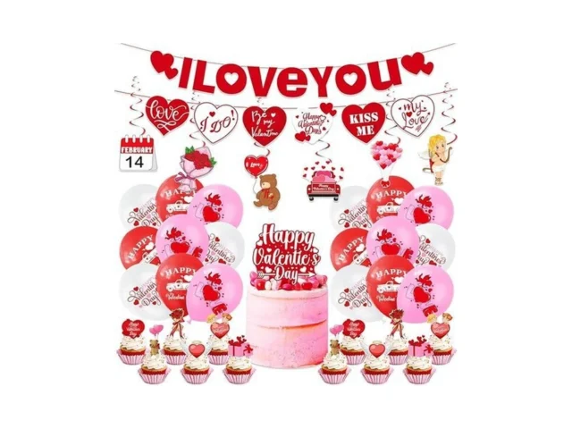 Laorei 39 Pcs Valentine S Day Decorations Kit I… Code