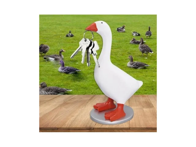 Losneg Magnetic Desk Goose Key Holder 7 28 In Funny… Code