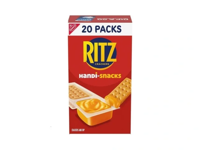 Handi-snacks Ritz Crackers N Cheesy Dip Snack Packs…