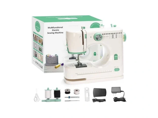 Mini Dual-speed Sewing Machine Double Needle Double… Code