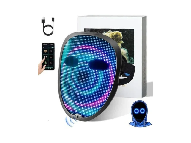 Ompusos Led Mask With Gesture Sensing Light-up… Code
