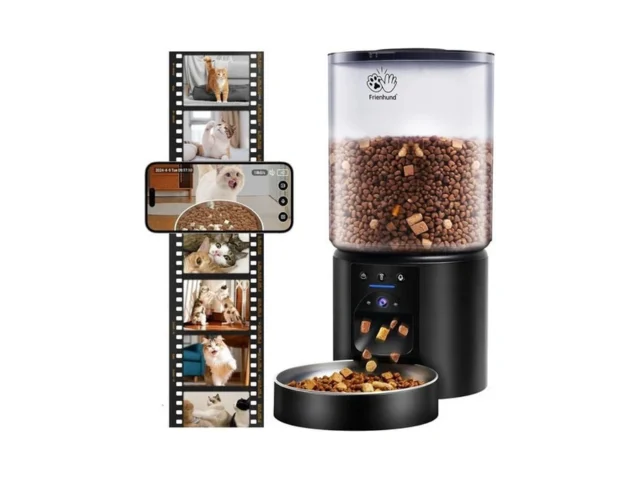 Frienhund 5l Automatic Cat Feeder With 2k Hd Camera… Code