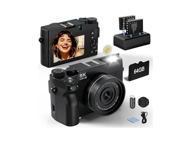 5k 75 Mp Digital Camera For Photography With 18x… Code