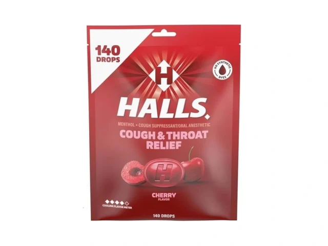 Halls Cough And Throat Relief Cherry Cough Drops… Coupon