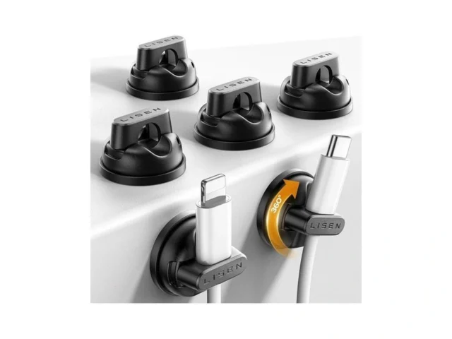 6-pack Rotatable Cord Holder For Nightstand Lisen… Code