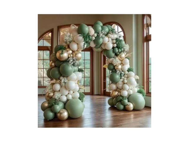 Sage Green Balloon Garland Arch Kit 155pcs Avocado… Code