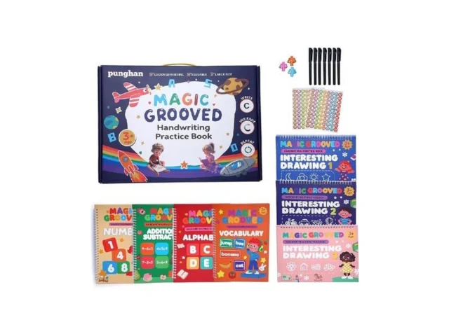 Magic Grooved Writing Practice For Kids Ages 3-8… Code