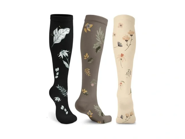 3 Pairs Compression Socks For Women Men 15-20mmhg… Code