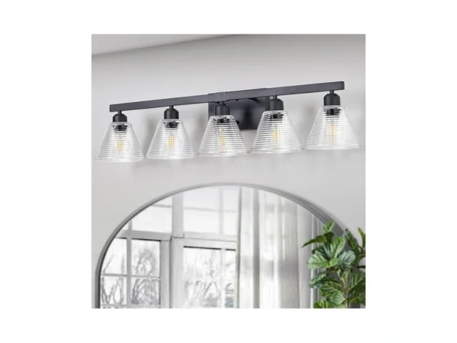 Dalouguan 5-light Bathroom Vanity Light Black… Code