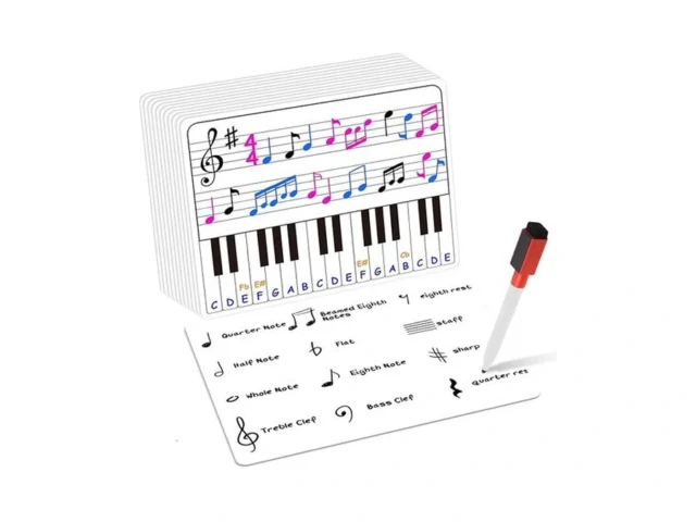 Praxikidy 12 Pack Keyboard Practice Dry Erase Flash… Code