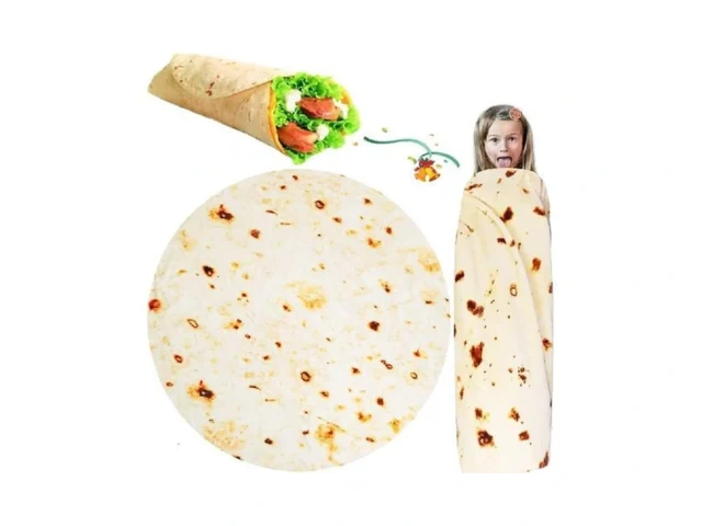Silui Tortilla Burrito Blanket White Elephant Gifts… Code
