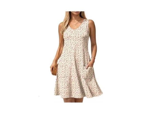 Jinkesi Women S V-neck Stretchy Sundress 2026… Coupon