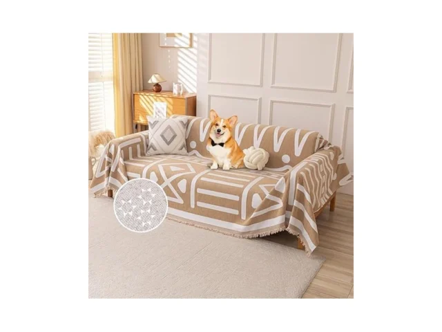 Deep Dream Boho Couch Cover Non Slip Soft Chenille… Code