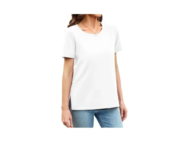 Herou Summer White Tops For Womens Short Sleeve… Code