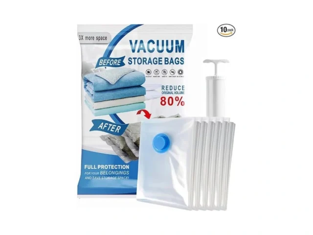 Spylandy Vacuum Storage Bags 10 Pack With Electric… Code