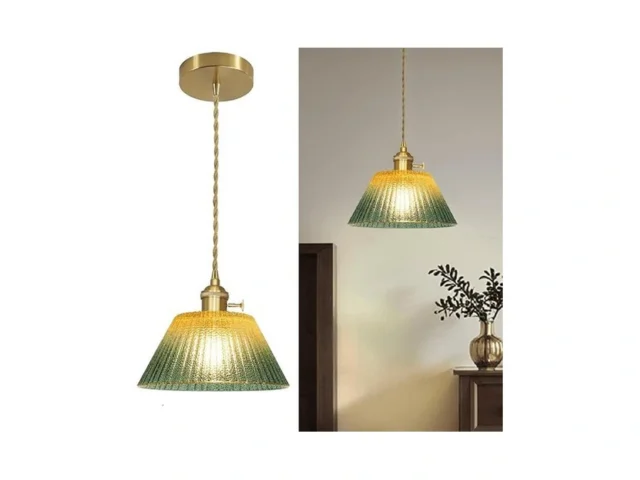 Finnchy Glass Pendant Light Fixtures Adjustable… Code