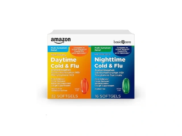 Amazon Basic Care Cold And Flu Relief Daytime And… Coupon