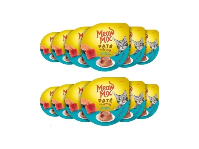 Meow Mix Paté In Gravy Wet Cat Food With Real Tuna… Coupon