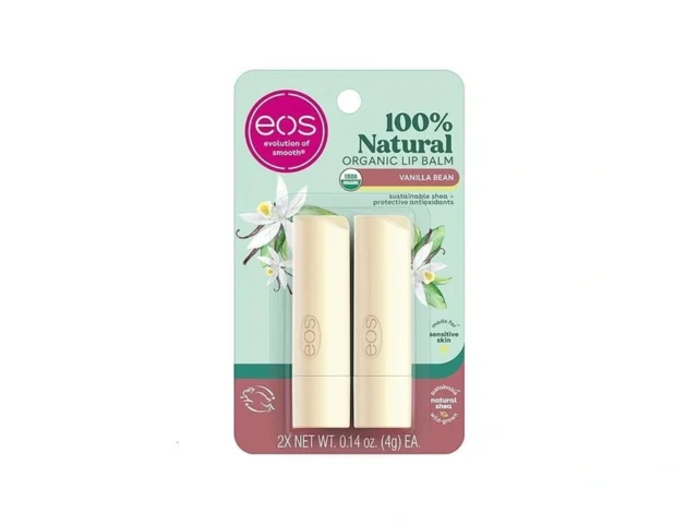 Eos 100 Natural Organic Lip Balm Sticks – Vanilla… Coupon