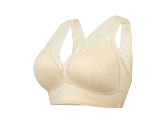 Womens Wireless Bra Breathable Daisy Lace Bralettes… Code