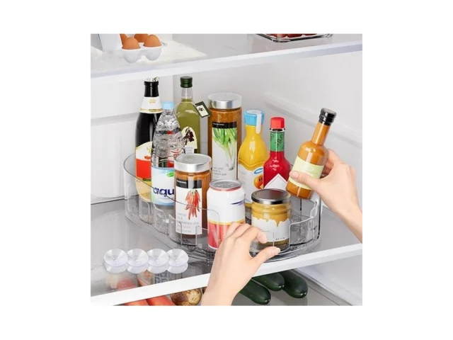 Onadak Lazy Susan Turntable Organiser For Fridge… Code