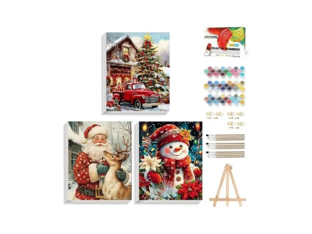 Xtcixal 3 Pack Paint By Numbers Kit For Adults With… Code