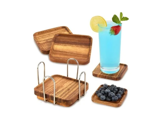 Eleganlife Coasters Set Of 5 For Coffee Bar… Coupon