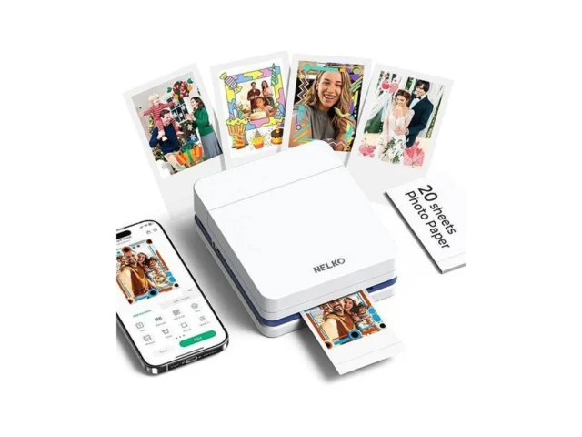 Nelko Photo Printer Pp01 Color Mini Portable… Code