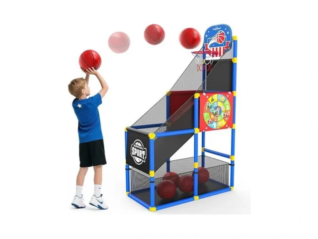 Eaglestone 2-in-1 Kids Arcade Basketball Hoop With… Code