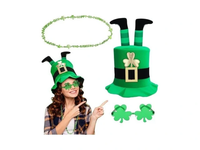 Zhamate 3pcs St Patricks Day Costume Accessories… Coupon