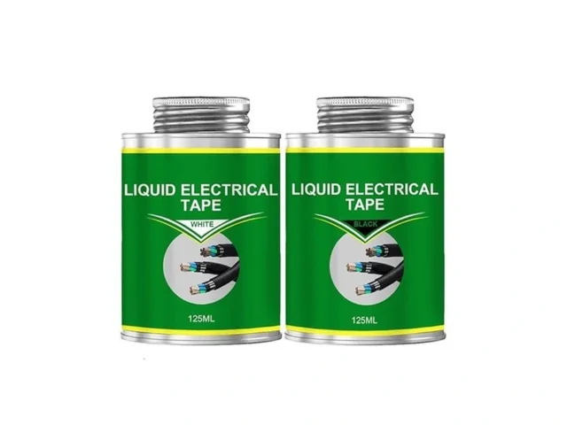 Liquid Electrical Tape Black White 2pcs- Flexible… Code