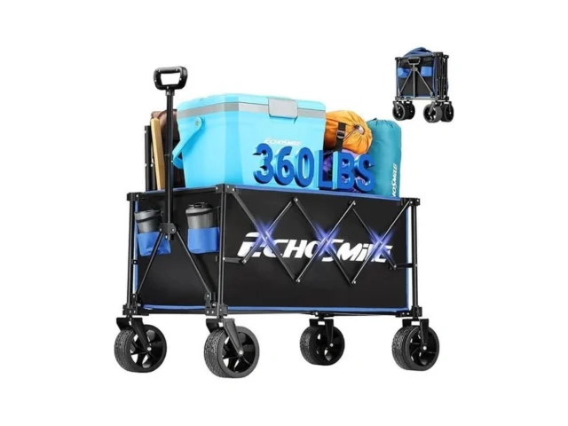 Echosmile Collapsible Folding Wagon Cart 360lbs… Code