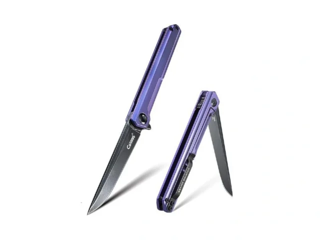 Carimee Titanium Handle Pocket Knife Folding Edc… Code