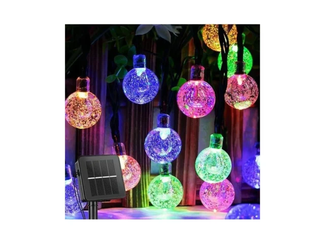 Solar String Lights Small Crystal Ball Outdoor… Code