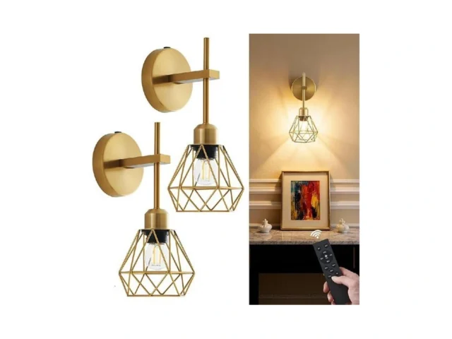 Bailoch Gold Hollow Wireless Battery Operated Wall… Code