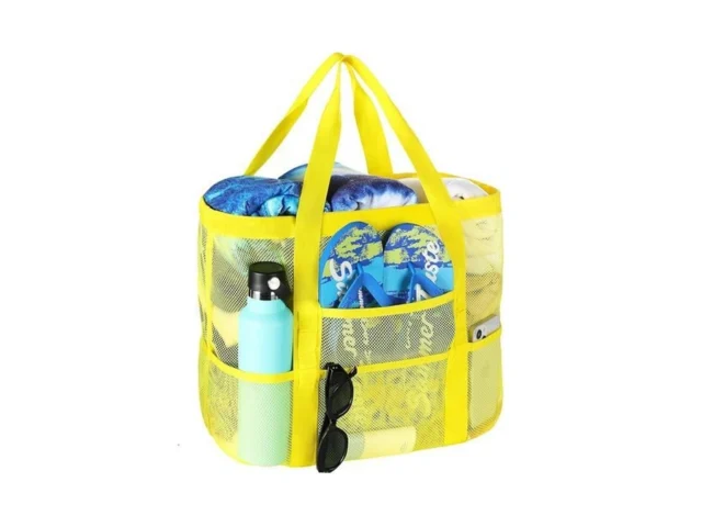 Beach Bag – Large Beach Bags For Women Mesh Tote… Code