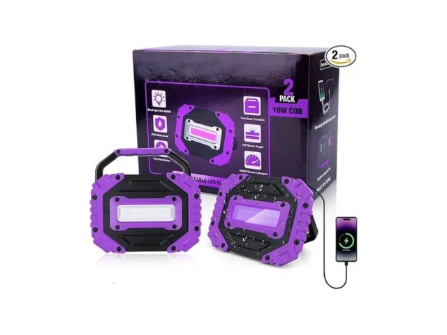 Roperry 2 Pack Rechargeable Black Light 5000mah… Coupon