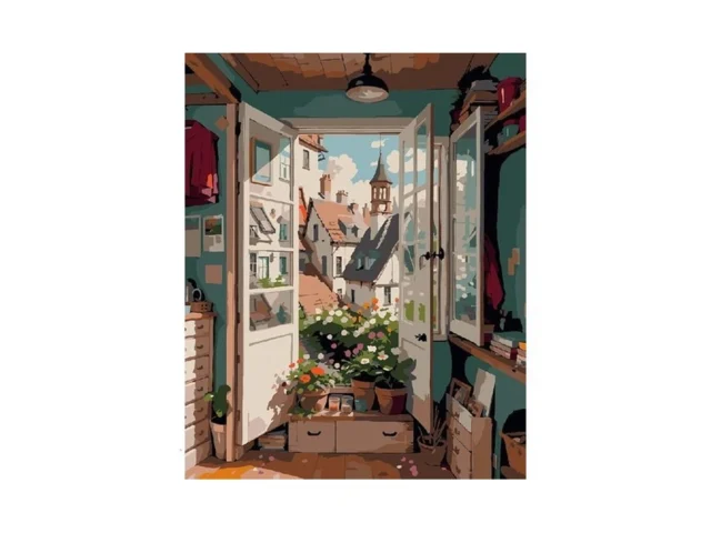 Quitedew Landscape Paint By Numbers Kit For Adults… Code