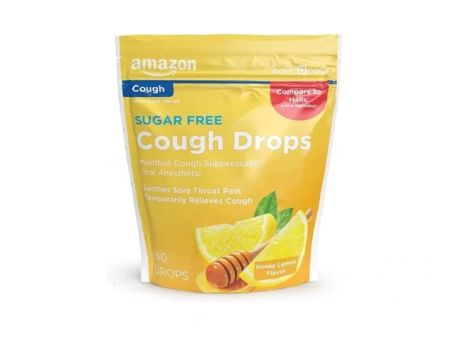 Amazon Basic Care Sugar Free Honey Lemon Cough… Coupon