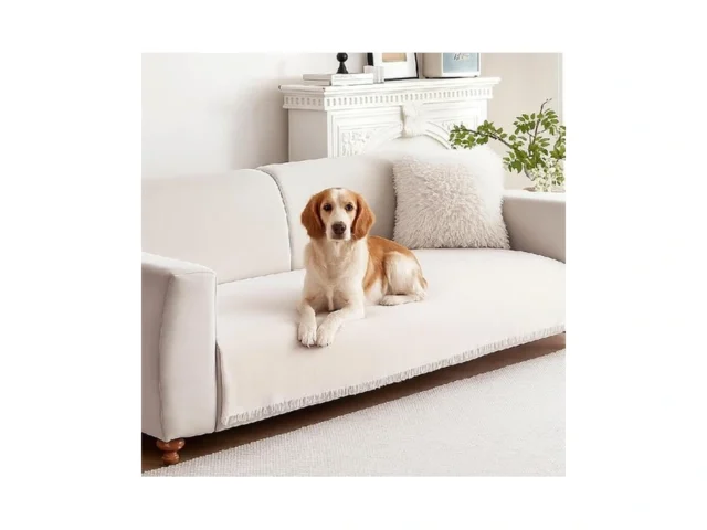 Czoynife Chenille Couch Cover For Pets Boho… Code