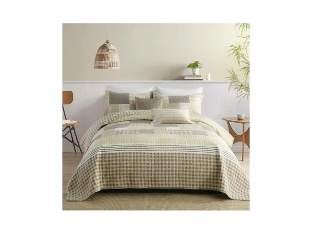 Quiltease 100 Cotton Quilt Set King Size Patchwork… Code