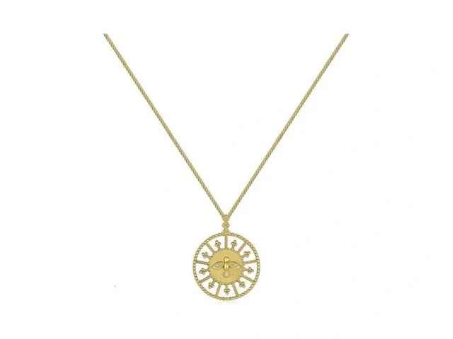 Rhinelife – 18k Gold Plated Pendant Necklace For… Coupon
