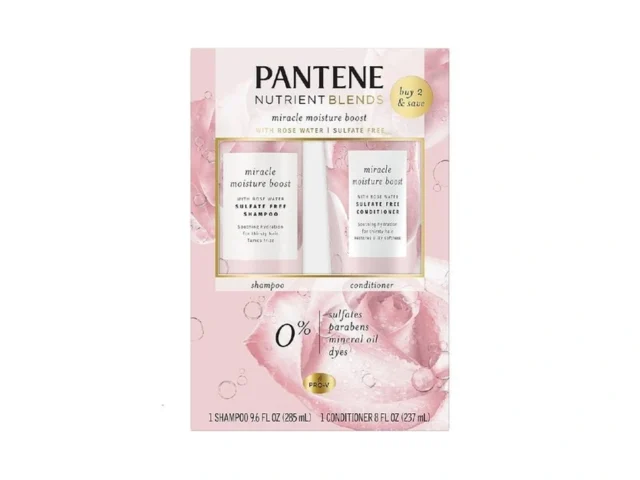 Pantene Nutrient Blends Miracle Moisture Boost Rose…
