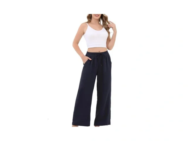 Aphratti Women S Wide Leg Flowy Pants High Waisted… Code