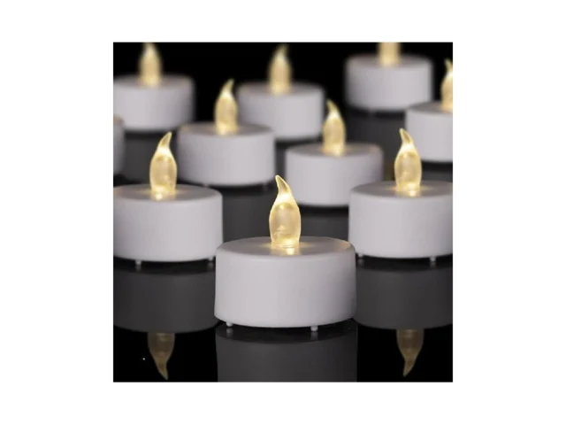 Punpuba Led Tea Lights Candles- 24pack Flameless… Code