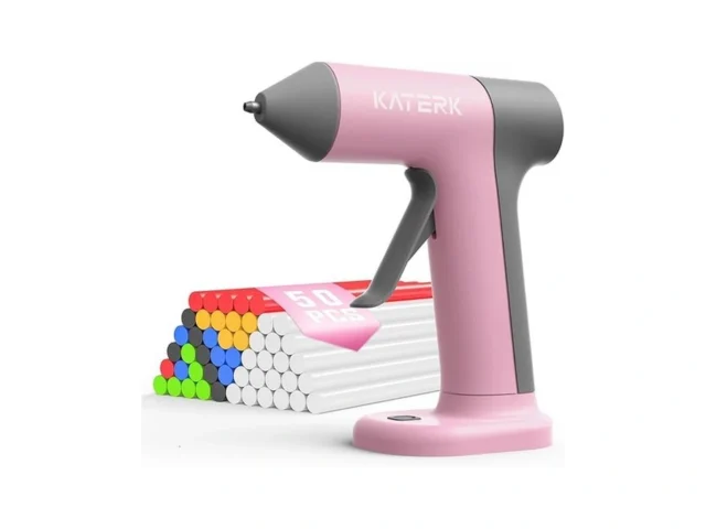 Katerk Cordless Hot Glue Gun 30s Fast Heating 50pcs… Code