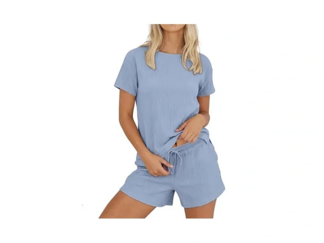 Anrabess Womens Lounge Pajamas Short Set 2026… Code