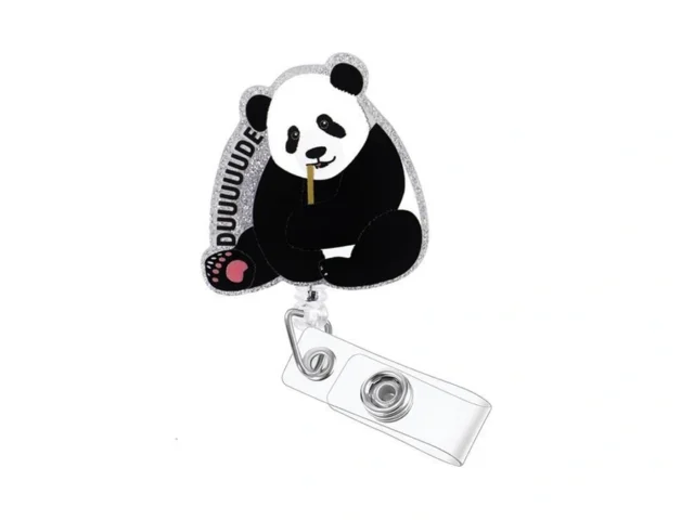 Funny Panda Nurse Badge Reel Cute Badge Holder With… Code